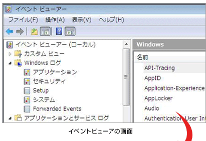 アクティブウインドウから操作履歴をログ化